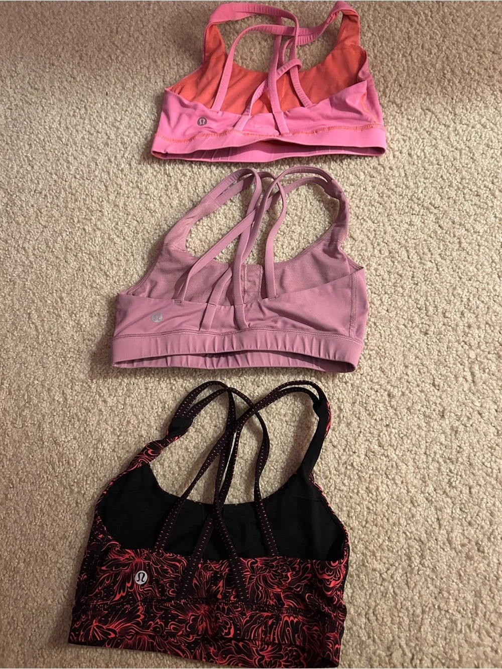 Women’s Lululemon Energy Bra 3-Pack B-D